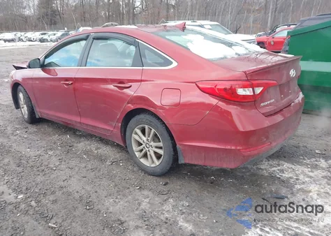 2015 Hyundai Sonata Se z USA, uszkodzony, nr VIN 5NPE24AF9FH229394